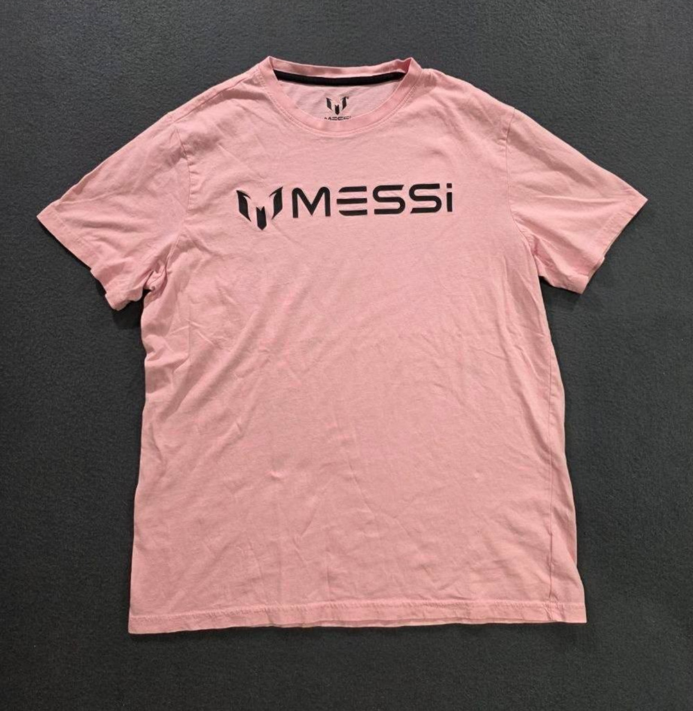 Messi Men’s Pink Inter Miami CF Lionel Messi cotton pink T-Shirt Size M A009485